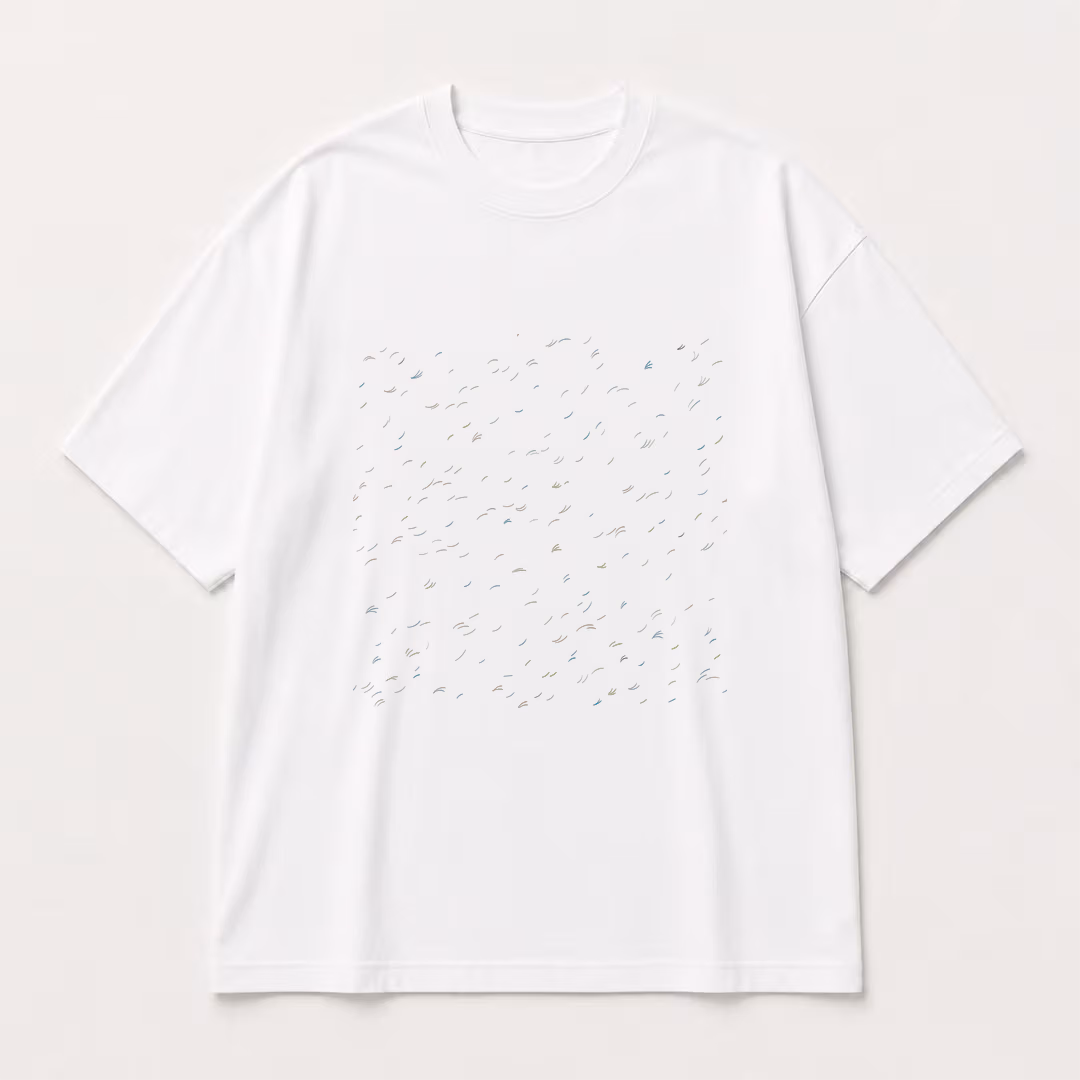 Паттерн Северные звери 2 — Футболка оверсайз с принтом A3